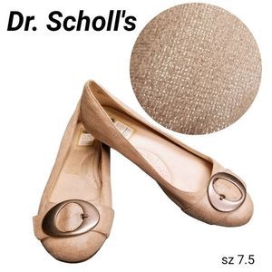 Dr. Scholl's Neutral Gold Fleck Slip On Business Casual Loafers Shoes